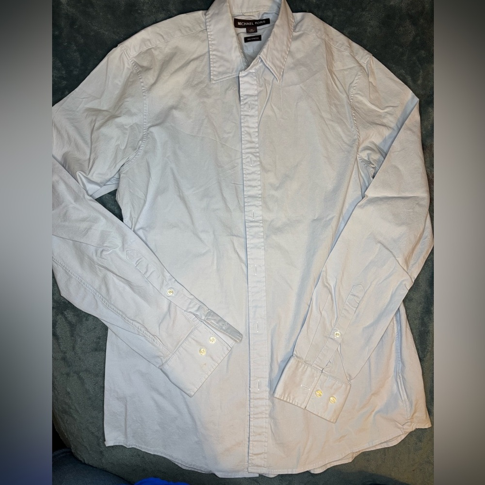 Michael Kors Sky Blue Dress Shirt
